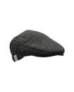 Made in UK Timeless classic Harris Tweed Oakmoor Flat Cap Color Gun Metal